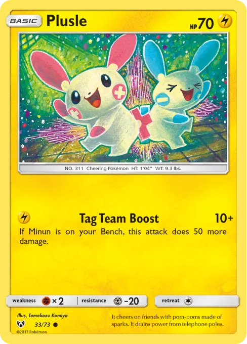 Plusle - Reverse Holo