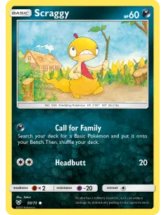 Scraggy - Reverse Holo