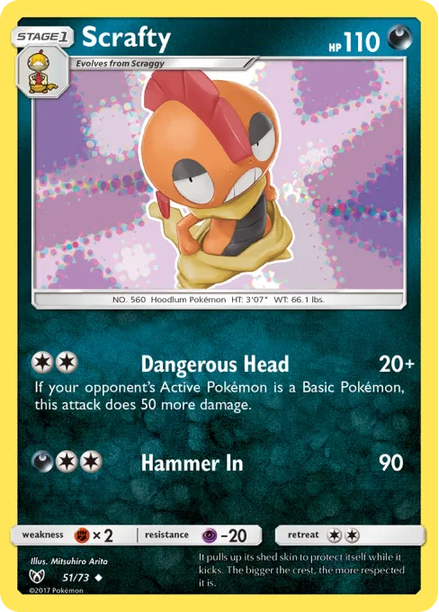 Scrafty - Reverse Holo