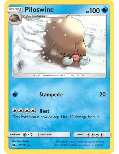 Piloswine - Reverse Holo