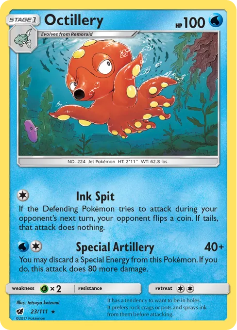 Octillery - Reverse Holo