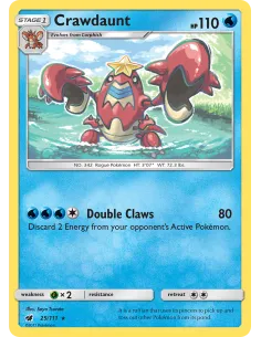 Crawdaunt - Reverse Holo