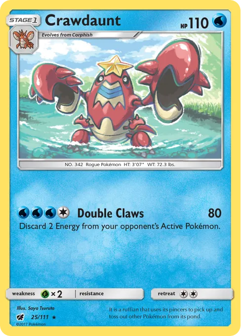 Crawdaunt - Reverse Holo