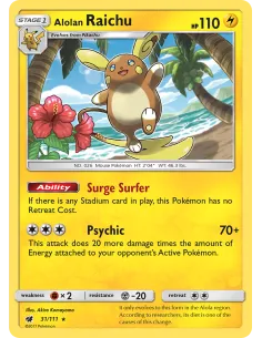 Alolan Raichu - Reverse Holo