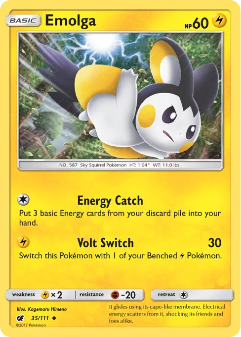 Emolga - Reverse Holo