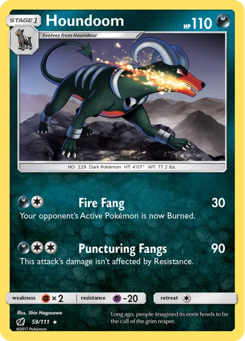 Houndoom - Reverse Holo