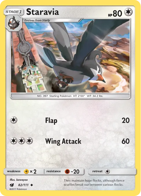 Staravia - Reverse Holo