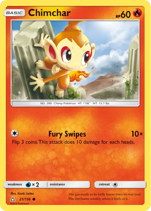 Chimchar - Reverse Holo