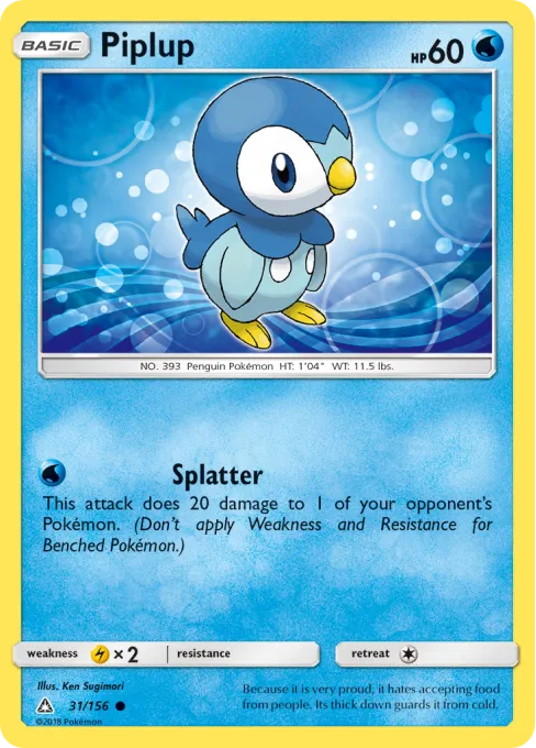 Piplup - Reverse Holo