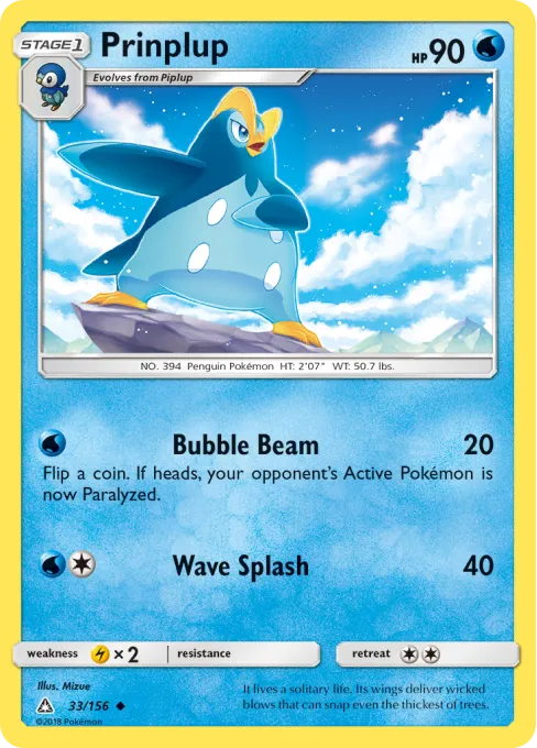 Prinplup - Reverse Holo