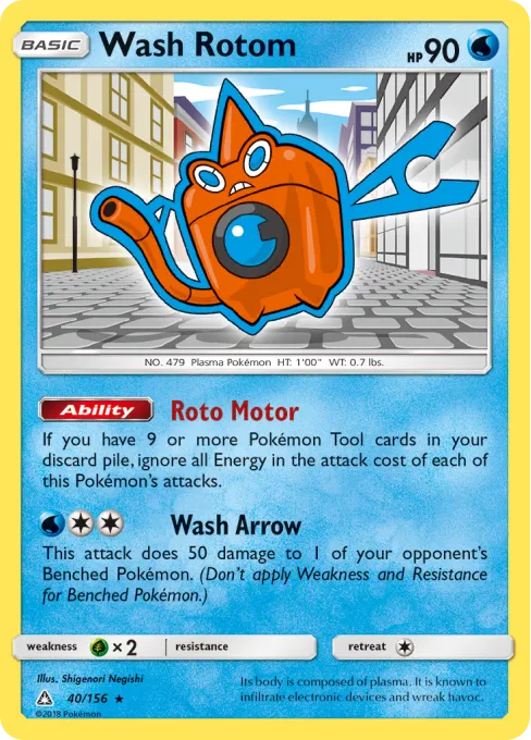 Wash Rotom - Reverse Holo