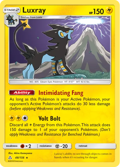 Luxray - Reverse Holo