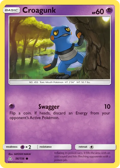 Croagunk - Reverse Holo