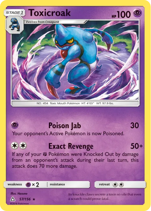 Toxicroak - Reverse Holo
