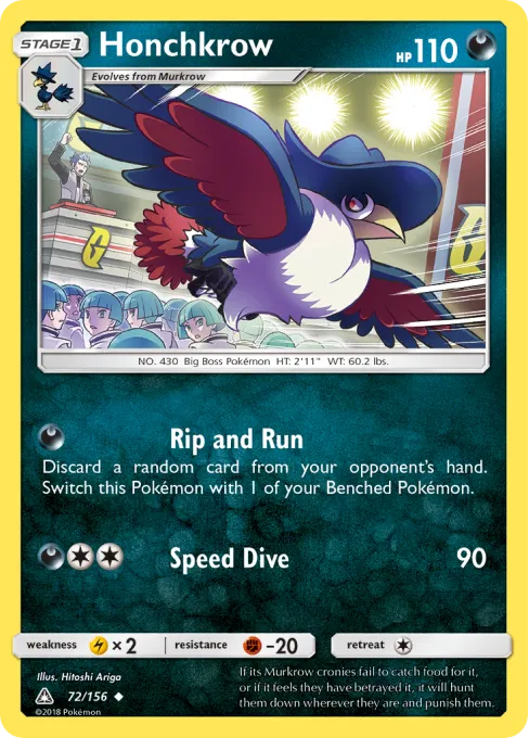 Honchkrow - Reverse Holo