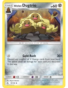 Alolan Dugtrio - Reverse Holo