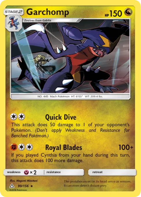 Garchomp - Reverse Holo