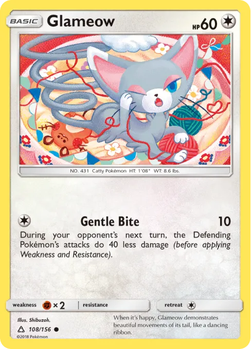 Glameow - Reverse Holo