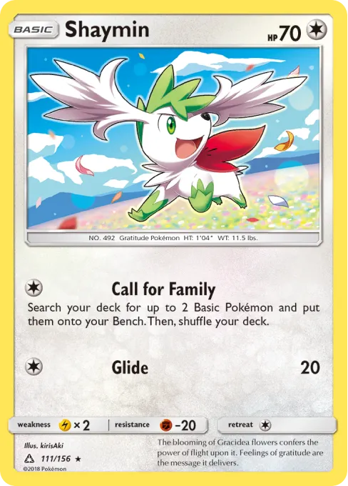 Shaymin - Reverse Holo