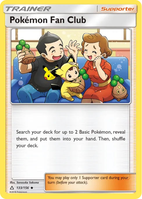 Pokémon Fan Club - Reverse Holo