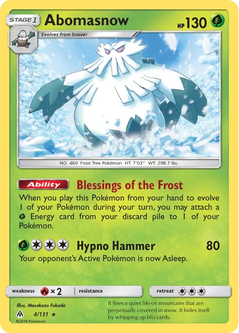 Abomasnow - Reverse Holo