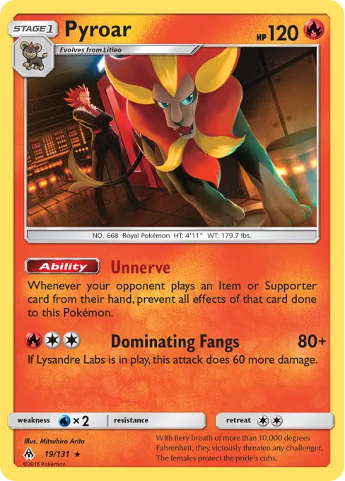 Pyroar - Reverse Holo