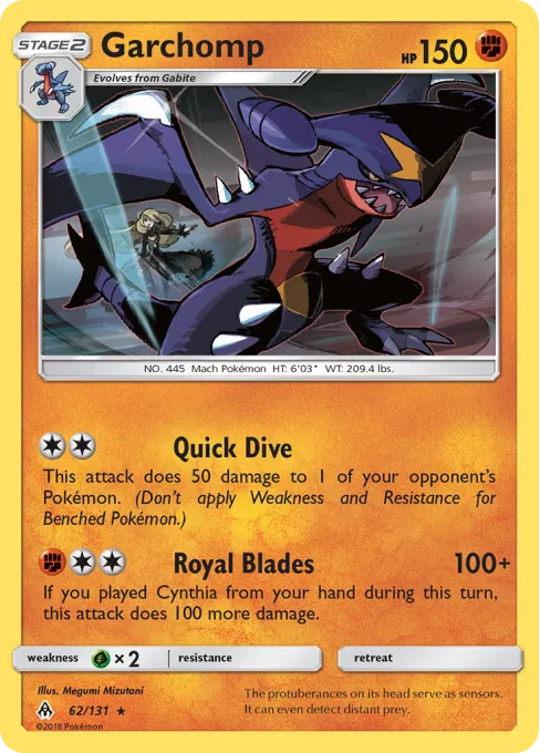 Garchomp - Reverse Holo