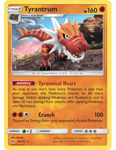 Tyrantrum - Reverse Holo