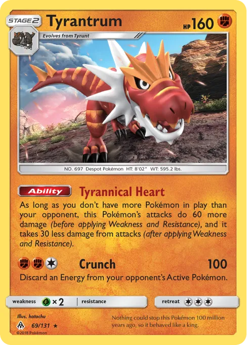 Tyrantrum - Reverse Holo