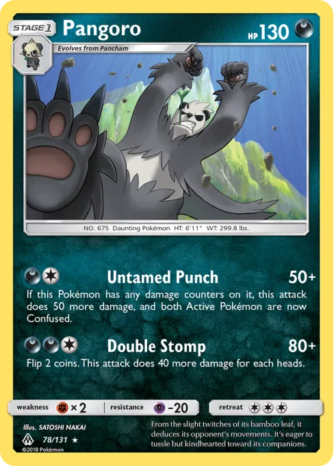 Pangoro - Reverse Holo