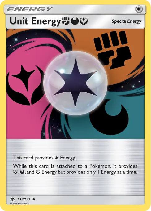 Unit Energy FightingDarknessFairy - Reverse Holo