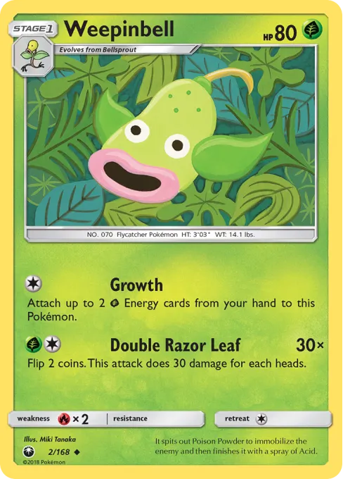 Weepinbell - Reverse Holo