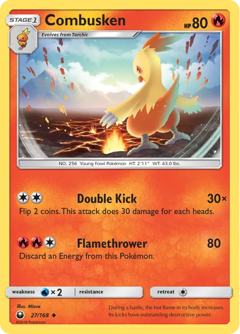 Combusken - Reverse Holo