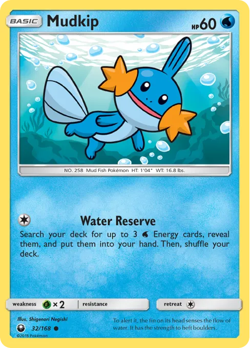 Mudkip - Reverse Holo