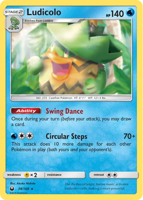 Ludicolo - Reverse Holo