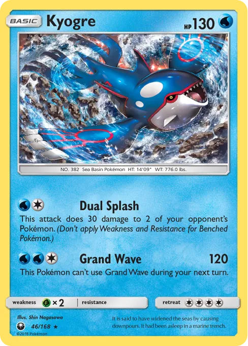 Kyogre - Reverse Holo