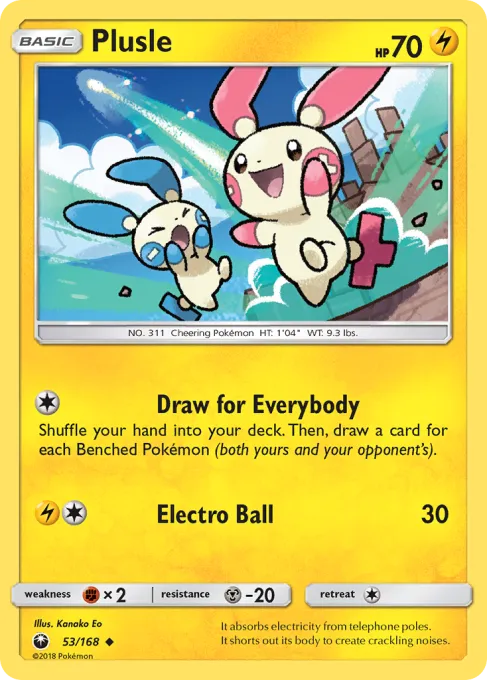 Plusle - Reverse Holo