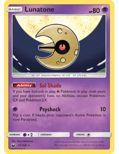 Lunatone - Reverse Holo