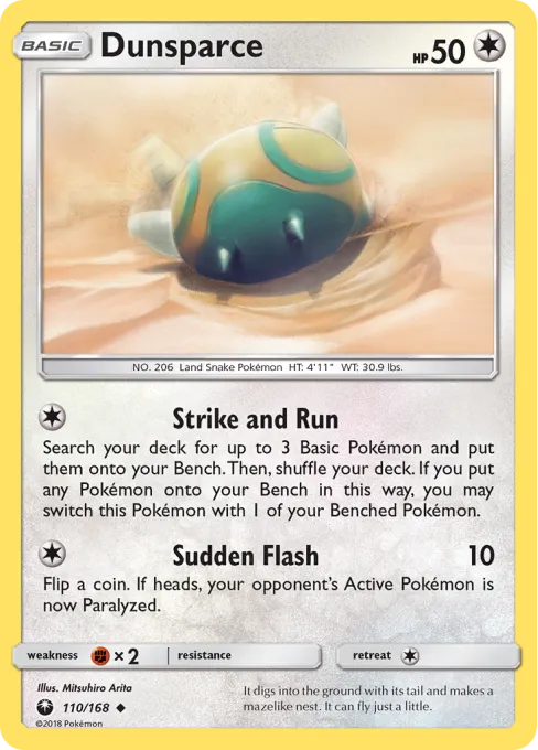 Dunsparce - Reverse Holo