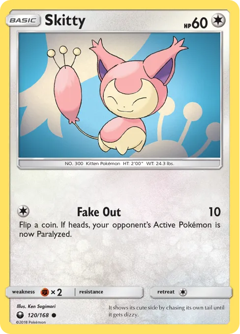 Skitty - Reverse Holo