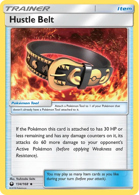 Hustle Belt - Reverse Holo