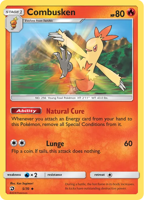 Combusken - Reverse Holo