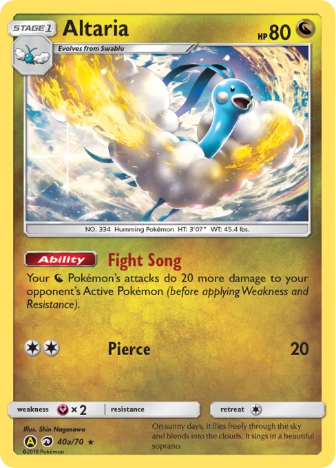 Altaria - Reverse Holo