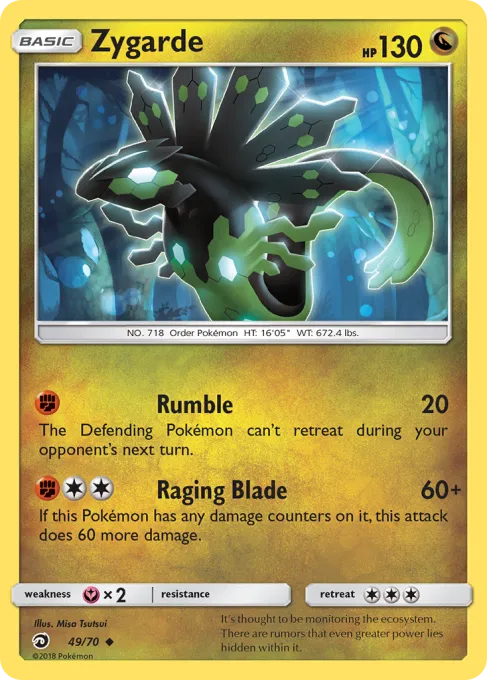 Zygarde - Reverse Holo