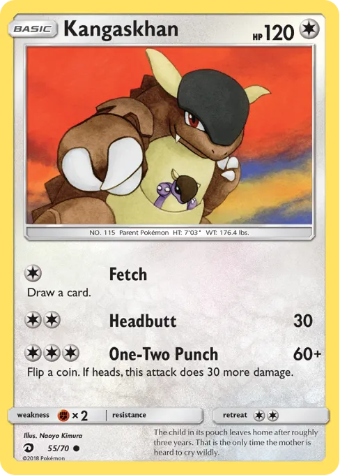 Kangaskhan - Reverse Holo