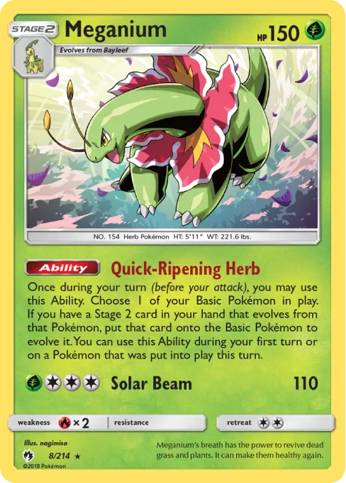 Meganium - Reverse Holo