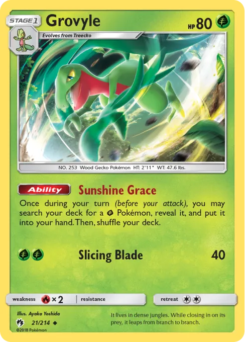 Grovyle - Reverse Holo