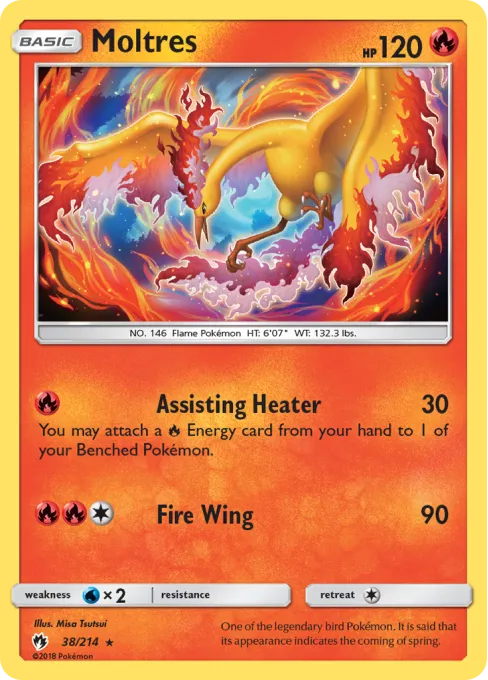 Moltres - Reverse Holo
