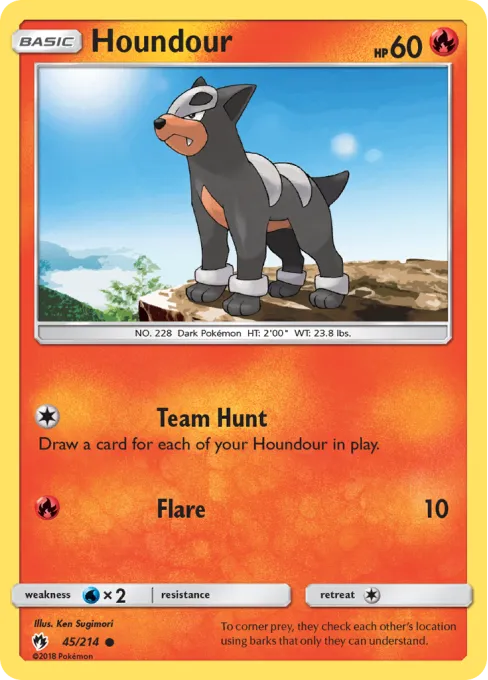 Houndour - Reverse Holo