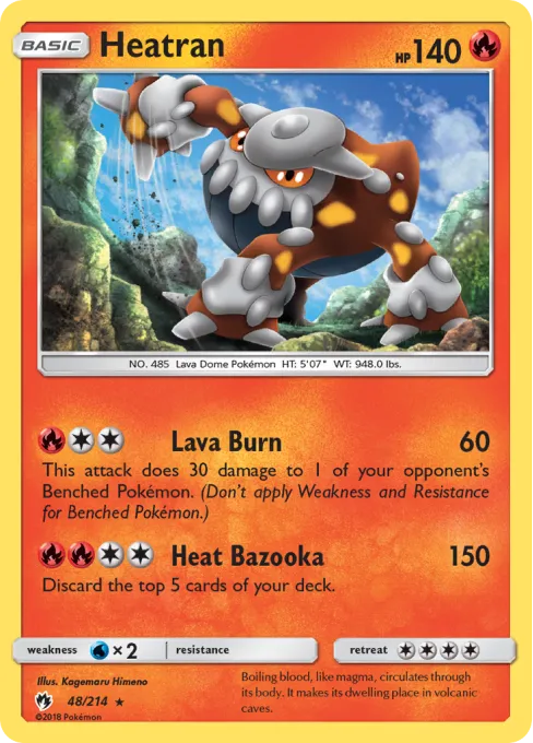 Heatran - Reverse Holo